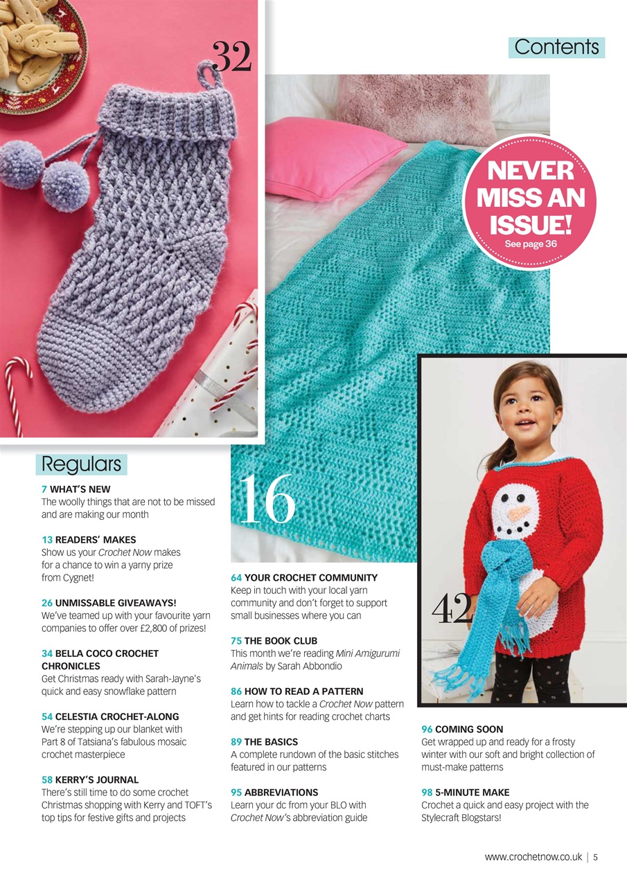 Crochet Now Magazine Preview Pages