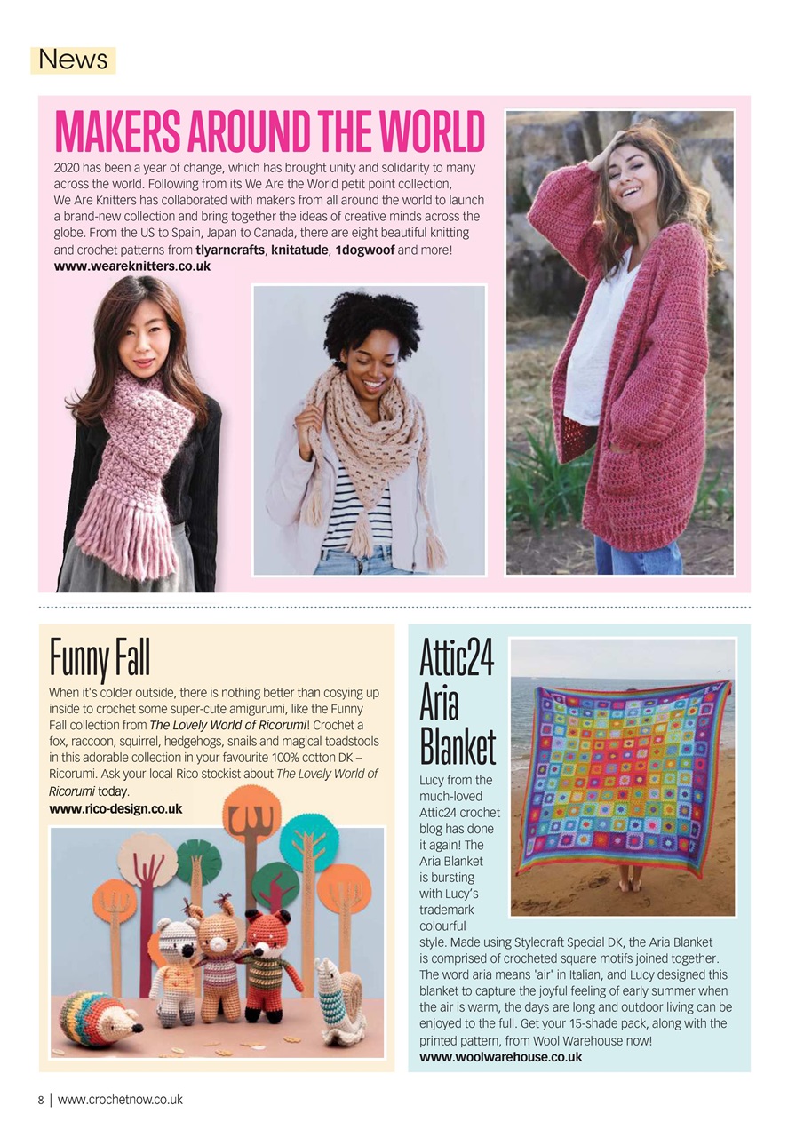 Crochet Now Magazine Preview Pages