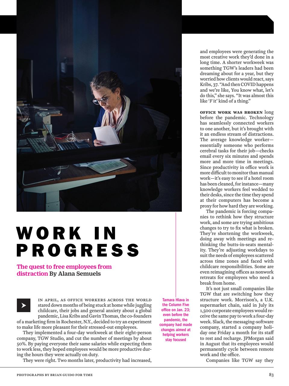 TIME Magazine Europe Preview Pages