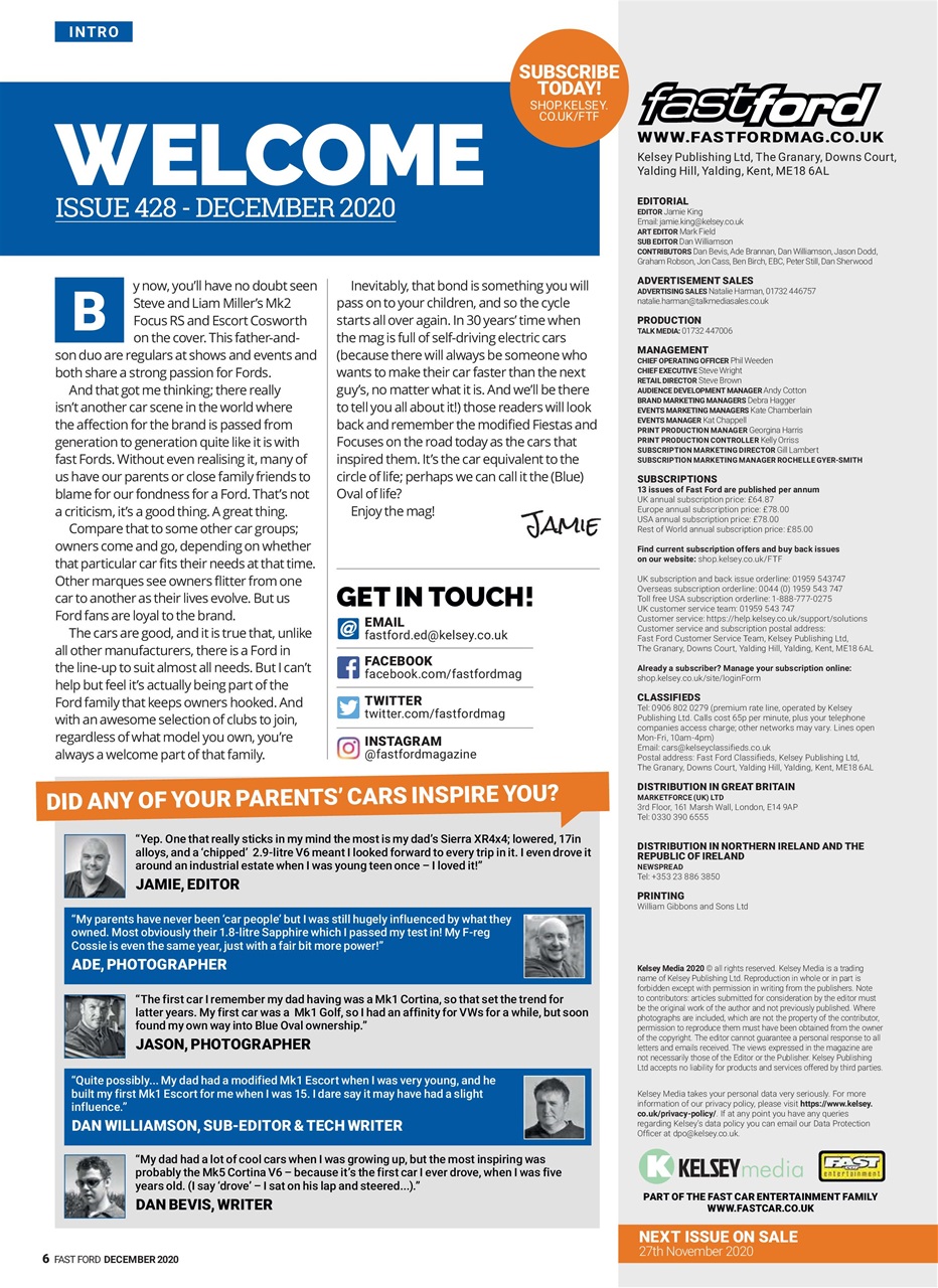 Fast Ford Preview Pages