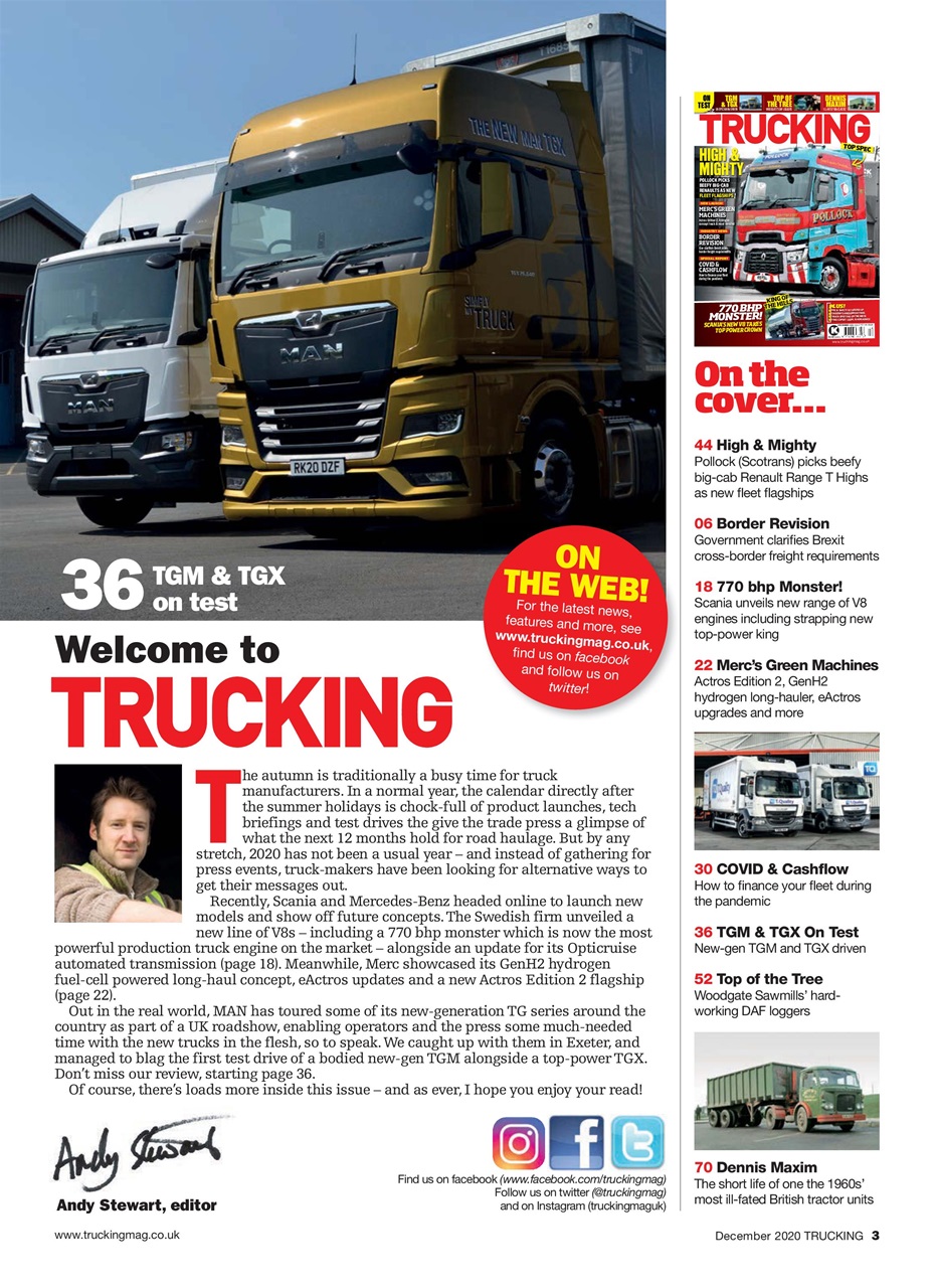 Trucking Magazine Preview Pages
