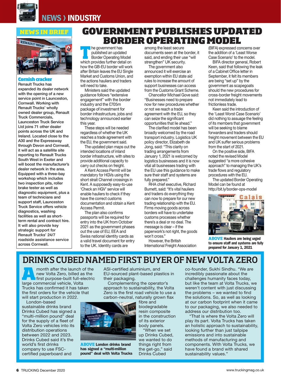 Trucking Magazine Preview Pages