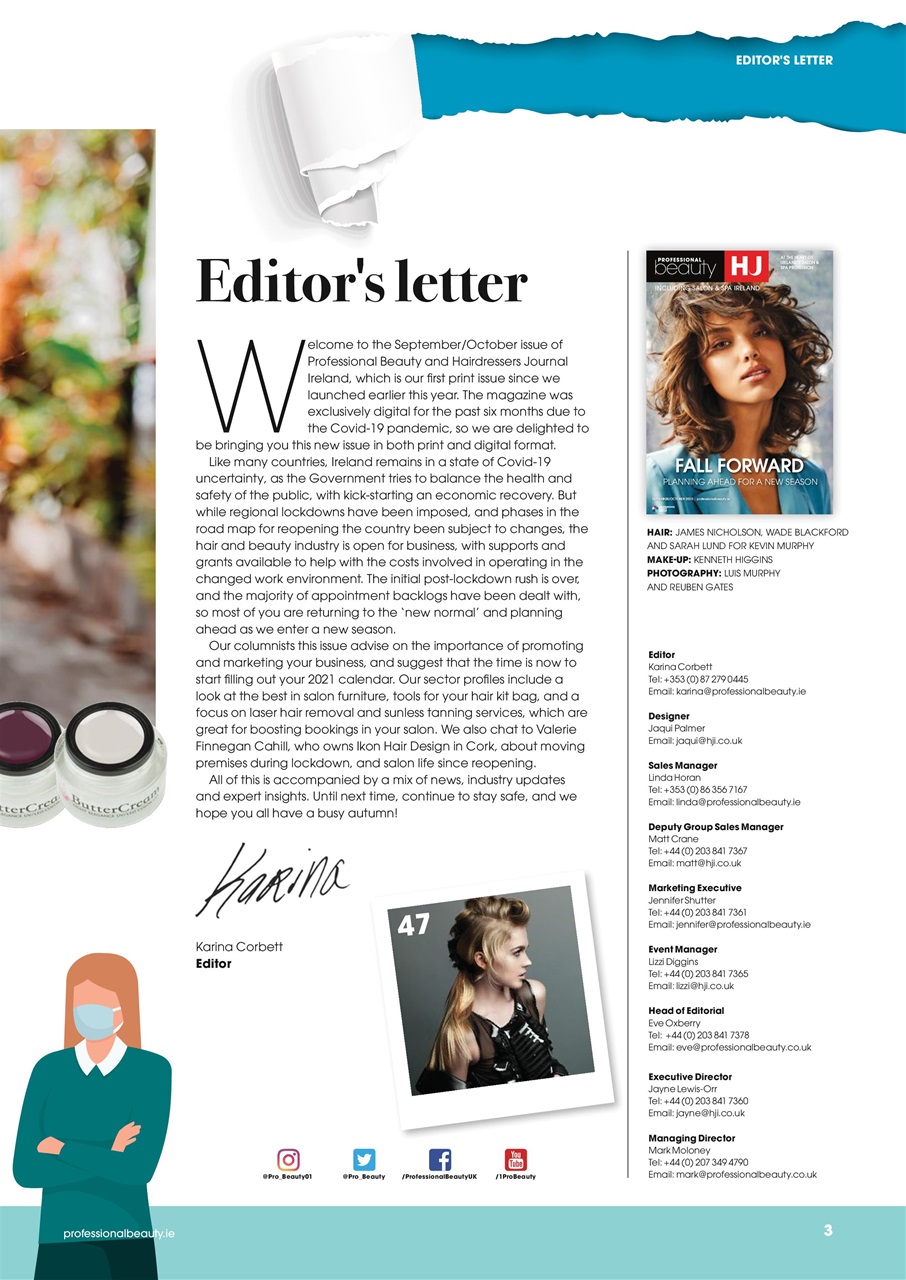 Professional Beauty & HJ Ireland Preview Pages