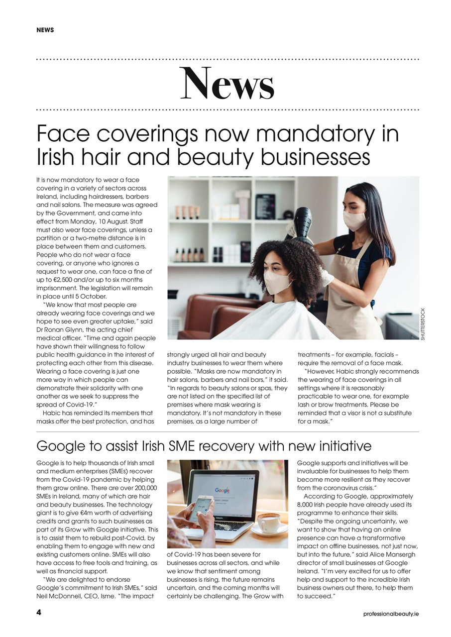 Professional Beauty & HJ Ireland Preview Pages