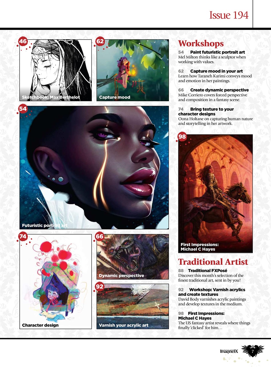 ImagineFX Preview Pages