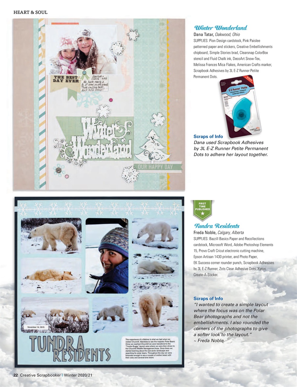 Creative Scrapbooker Preview Pages