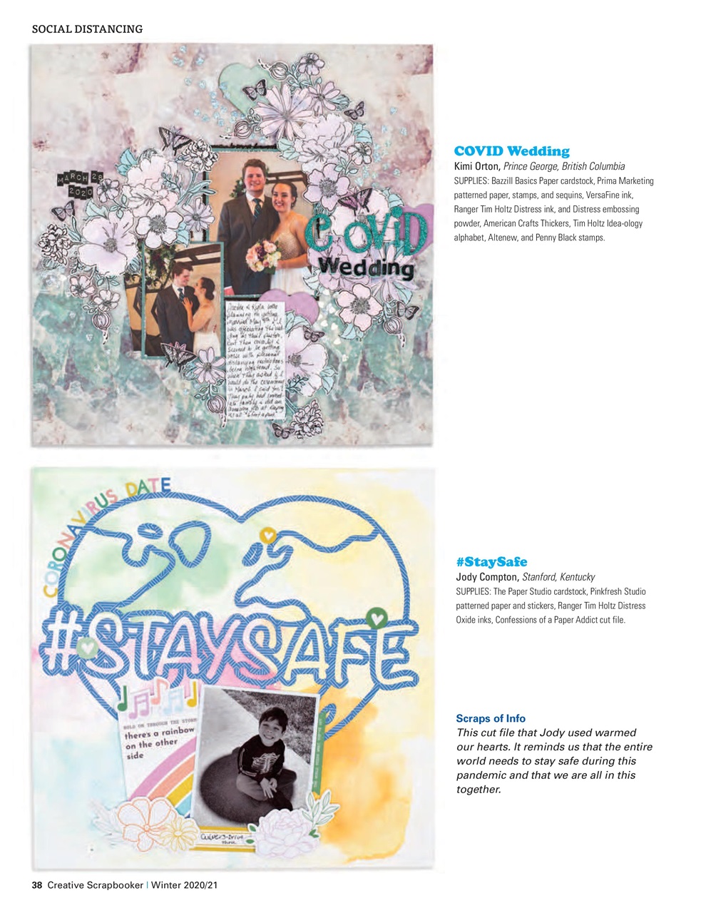 Creative Scrapbooker Preview Pages