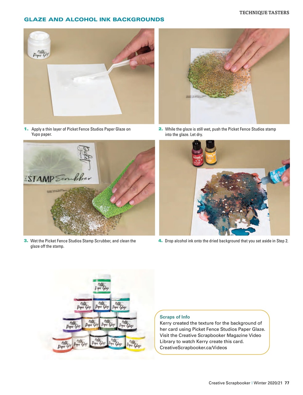 Creative Scrapbooker Preview Pages