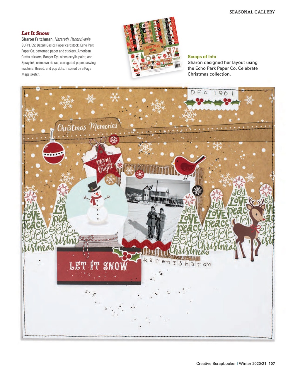 Creative Scrapbooker Preview Pages