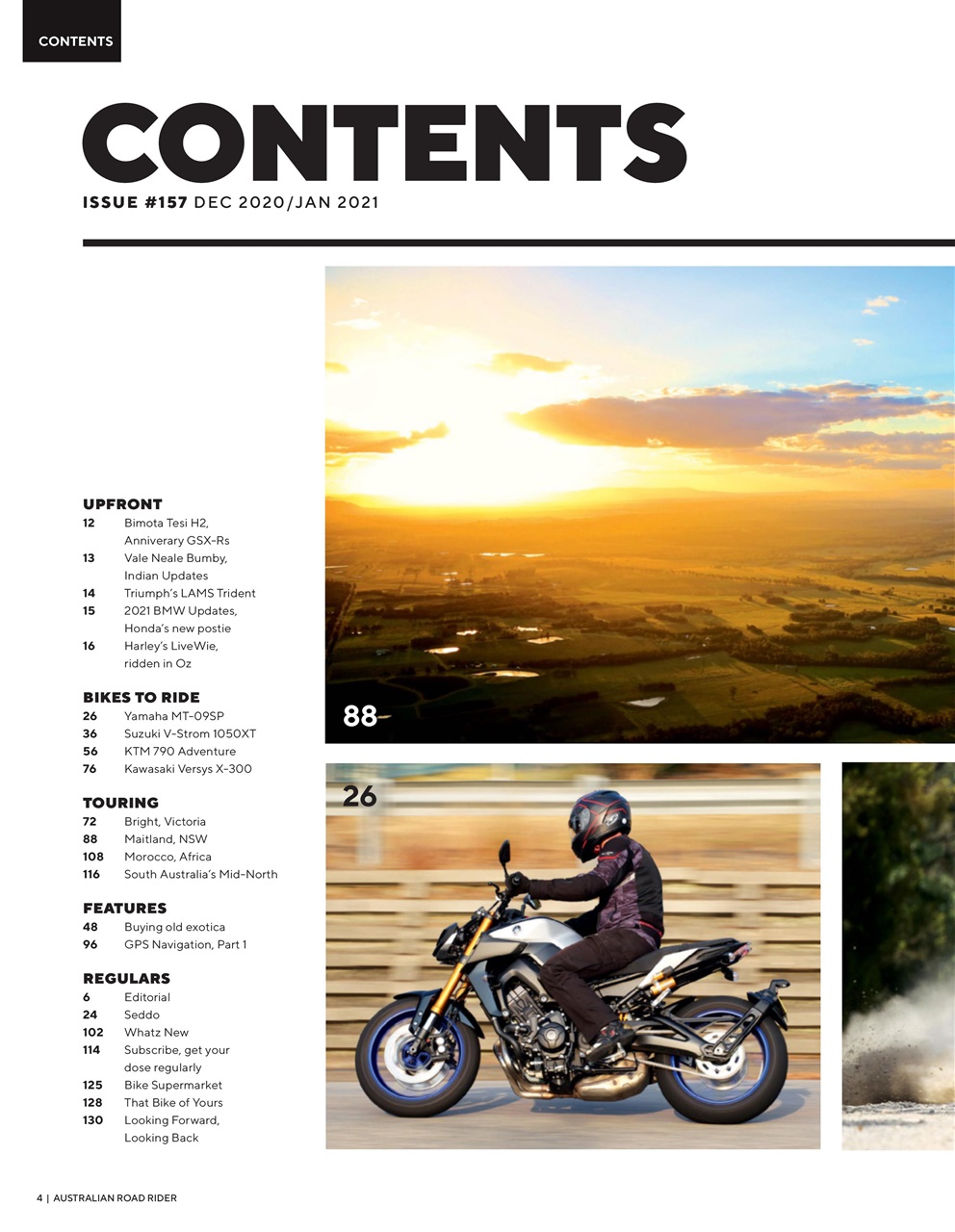 Australian Road Rider Preview Pages