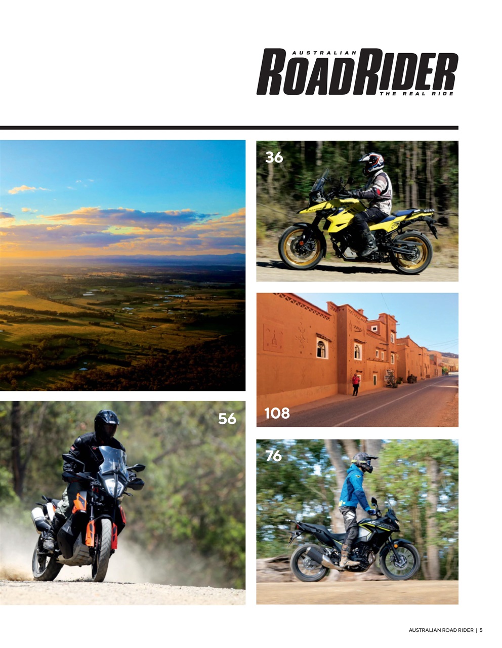 Australian Road Rider Preview Pages