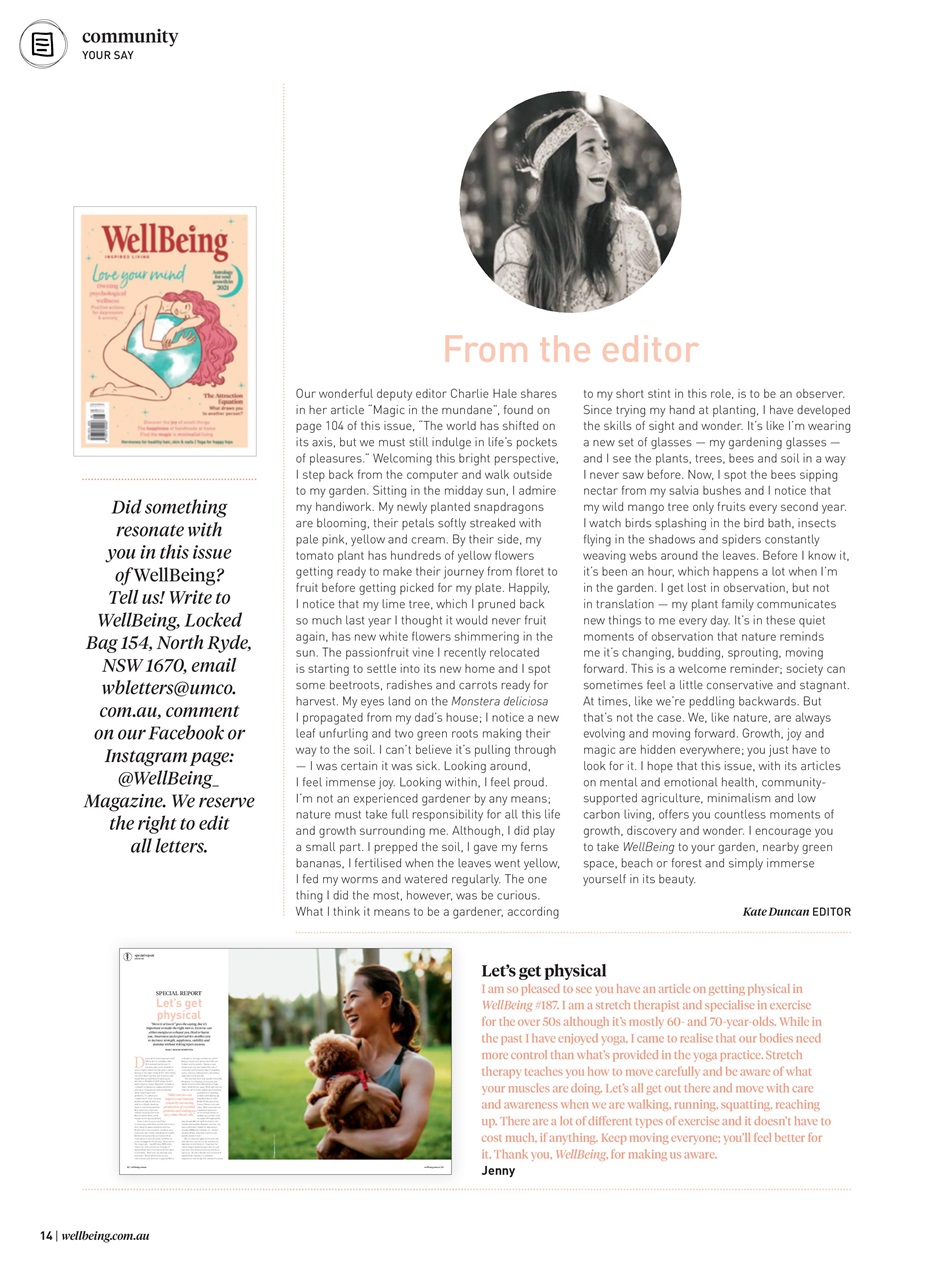 WellBeing Preview Pages