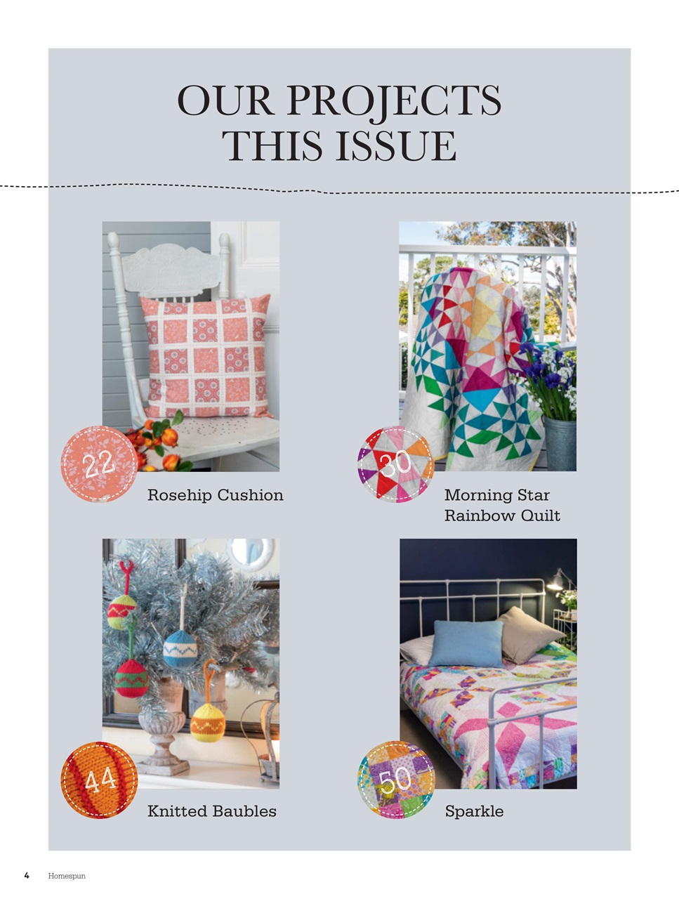 Homespun Preview Pages