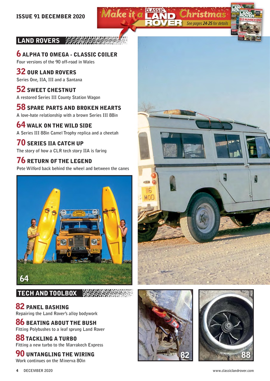 Classic Land Rover Magazine Preview Pages