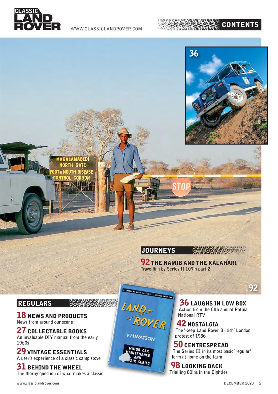 Classic Land Rover Magazine Preview Pages