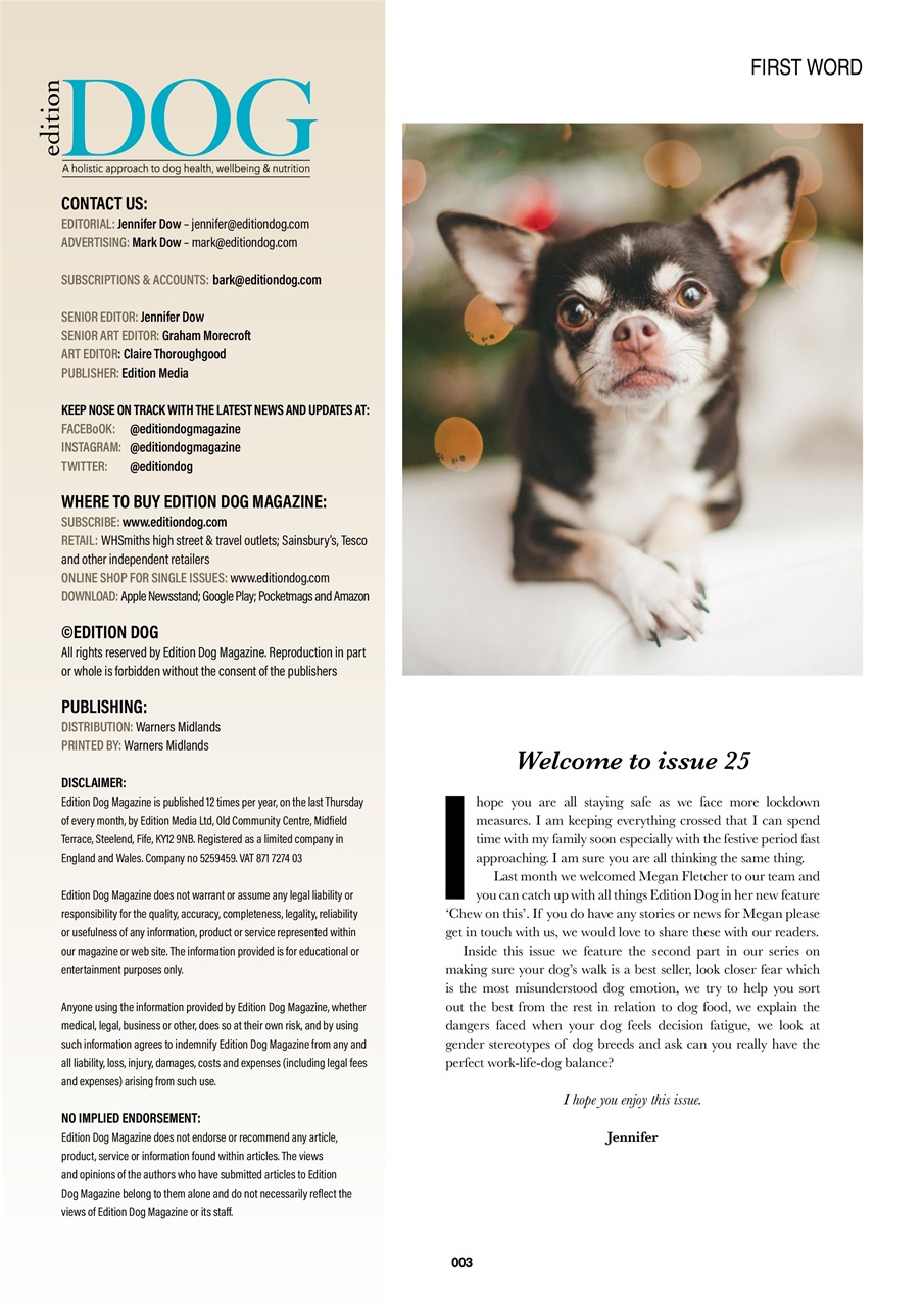 Edition Dog Preview Pages