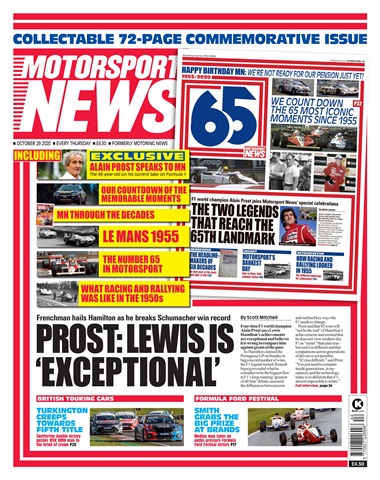 Motorsport News issue 29th October 2020