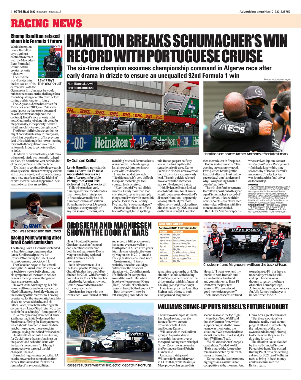 Motorsport News Preview Pages