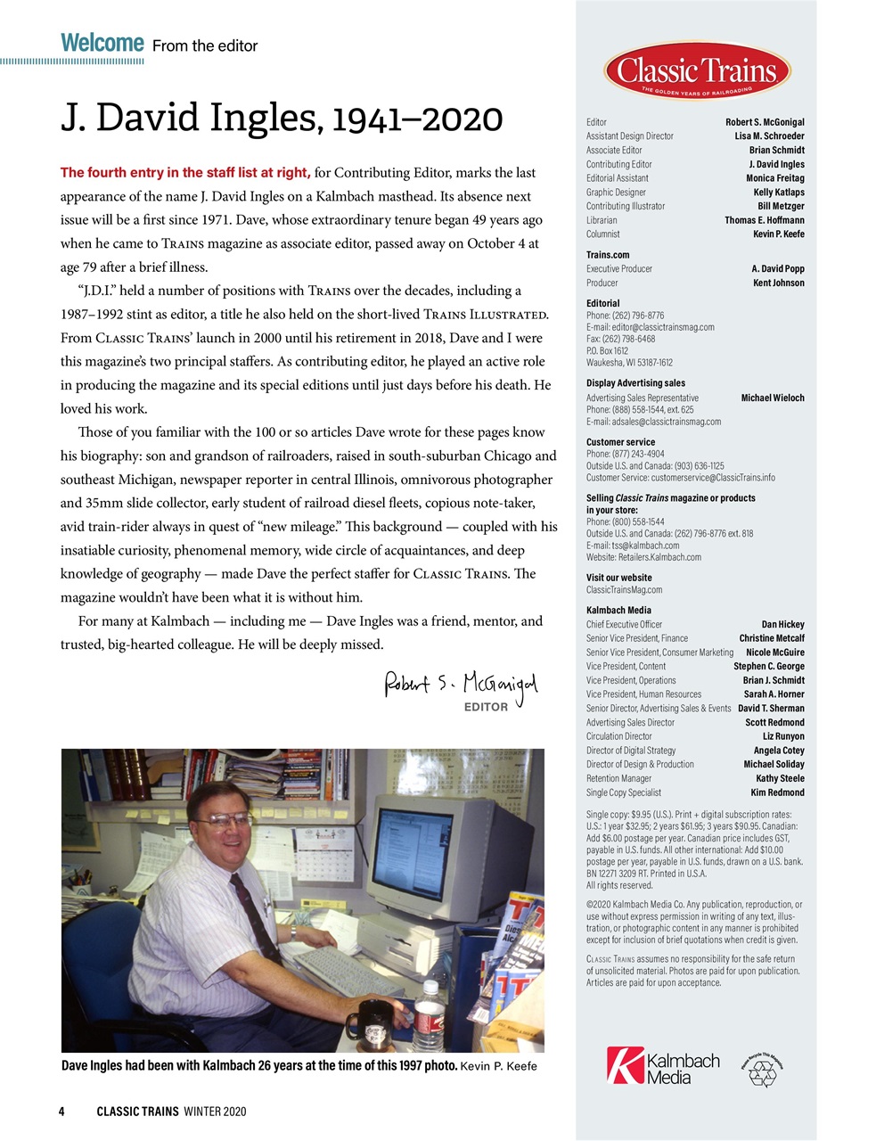 Classic Trains Preview Pages