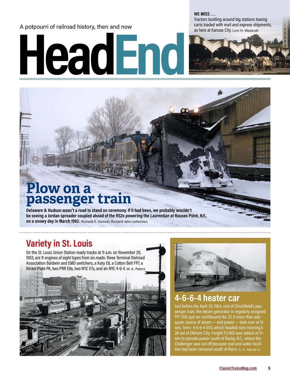 Classic Trains Preview Pages