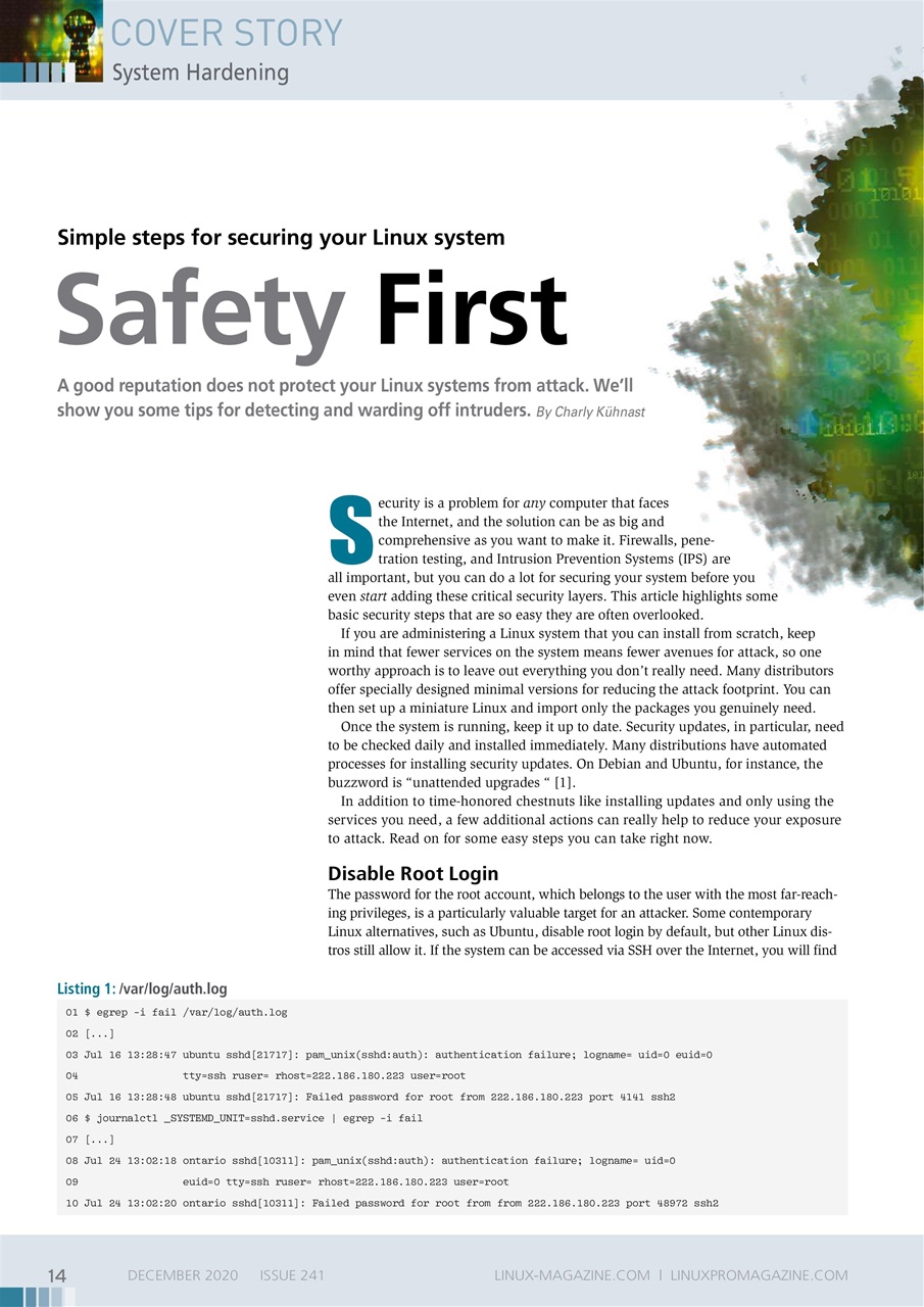 Linux Magazine Preview Pages