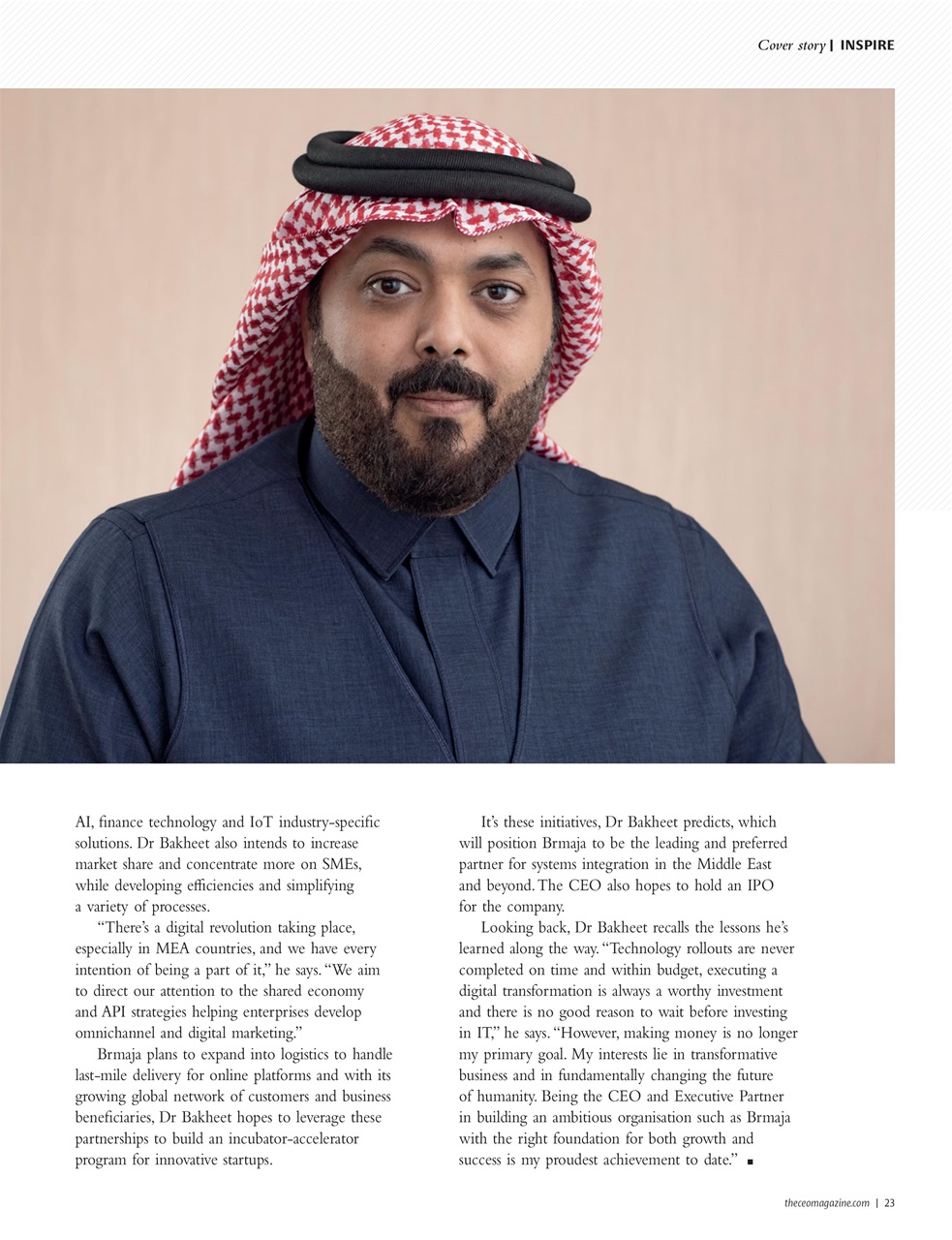 The CEO Magazine EMEA Preview Pages