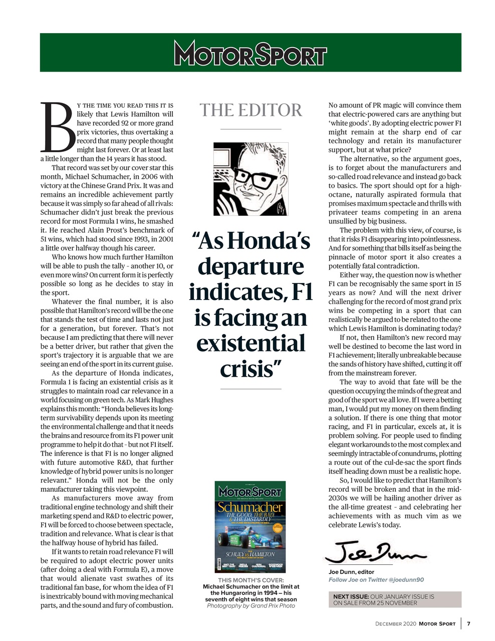 Motor Sport Magazine Preview Pages