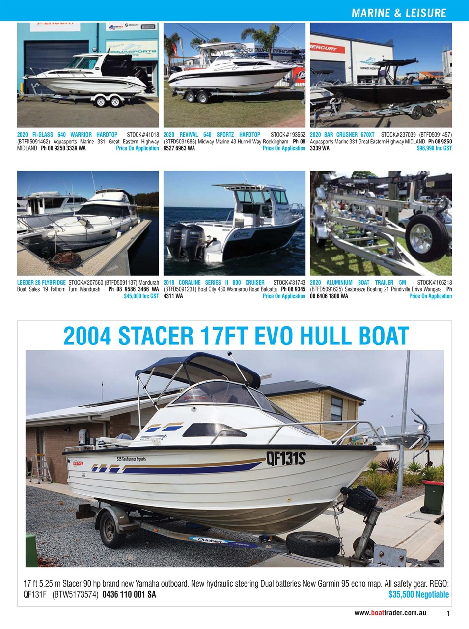 Boat Trader Australia Preview Pages