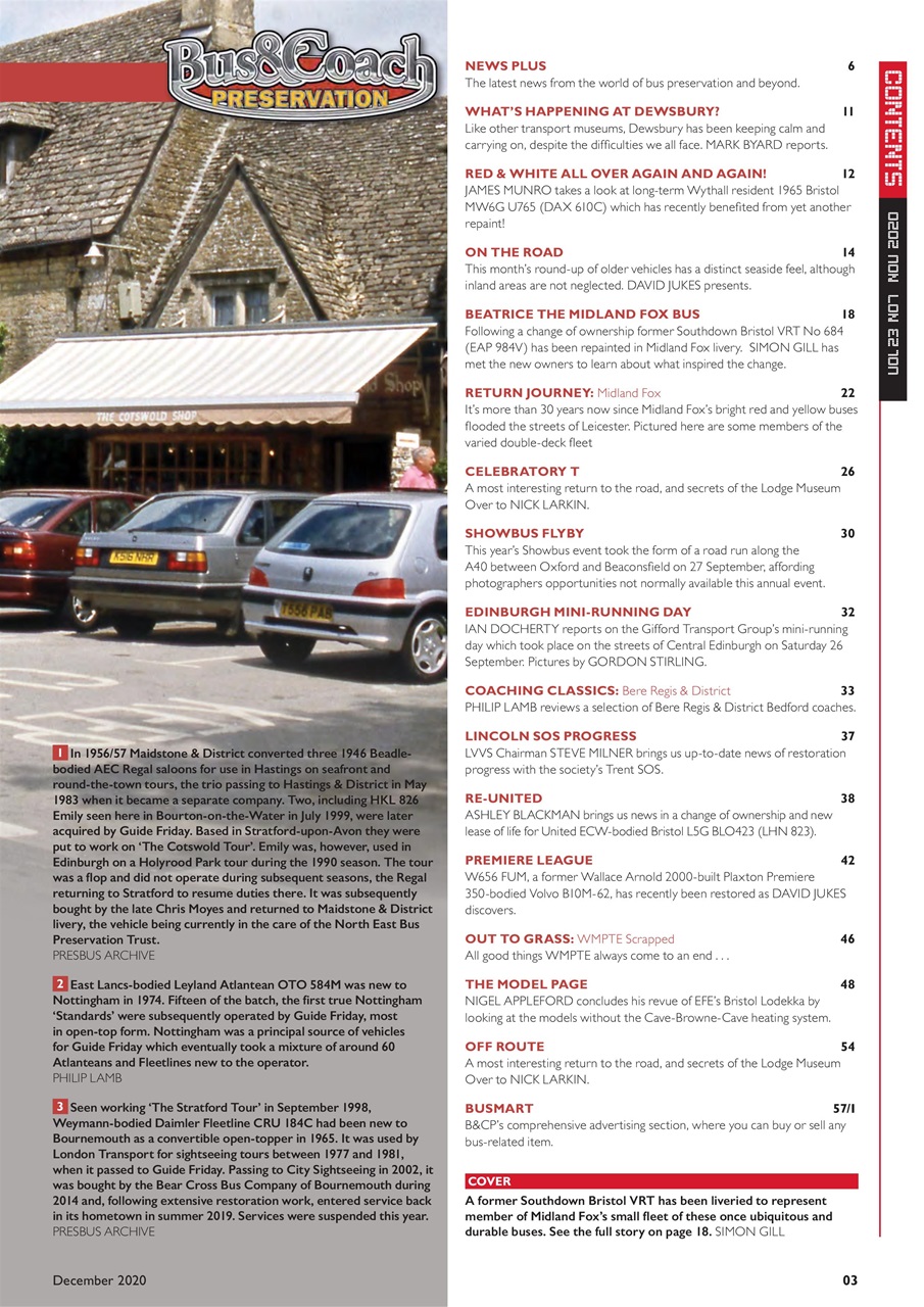 Bus & Coach Preservation Preview Pages