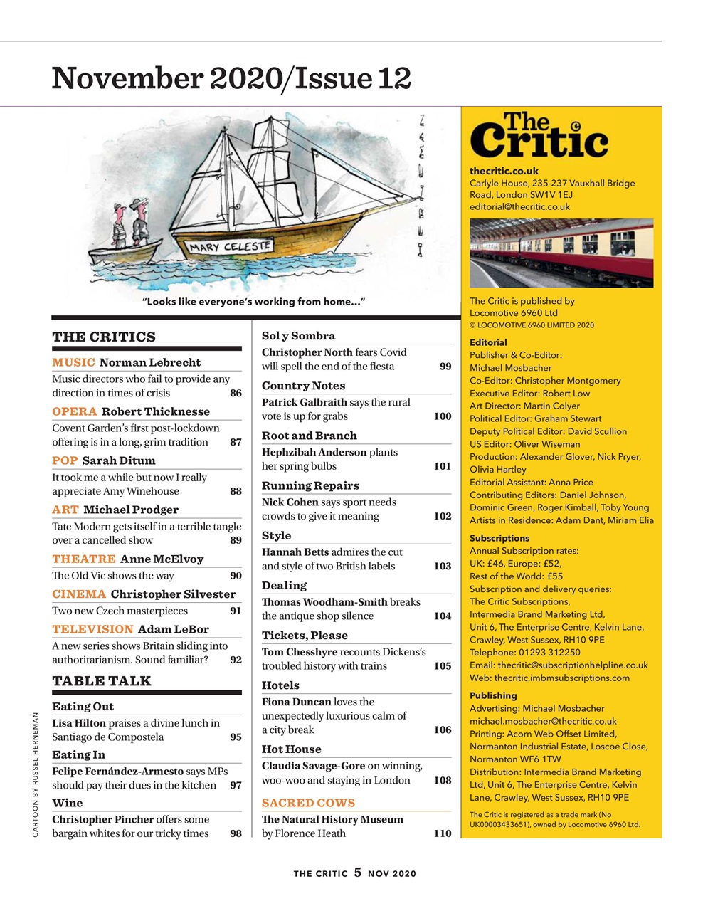 The Critic Preview Pages