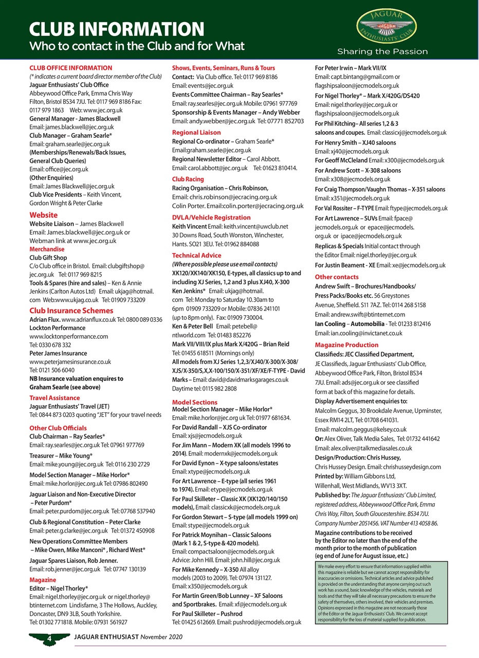 Jaguar Enthusiast Preview Pages