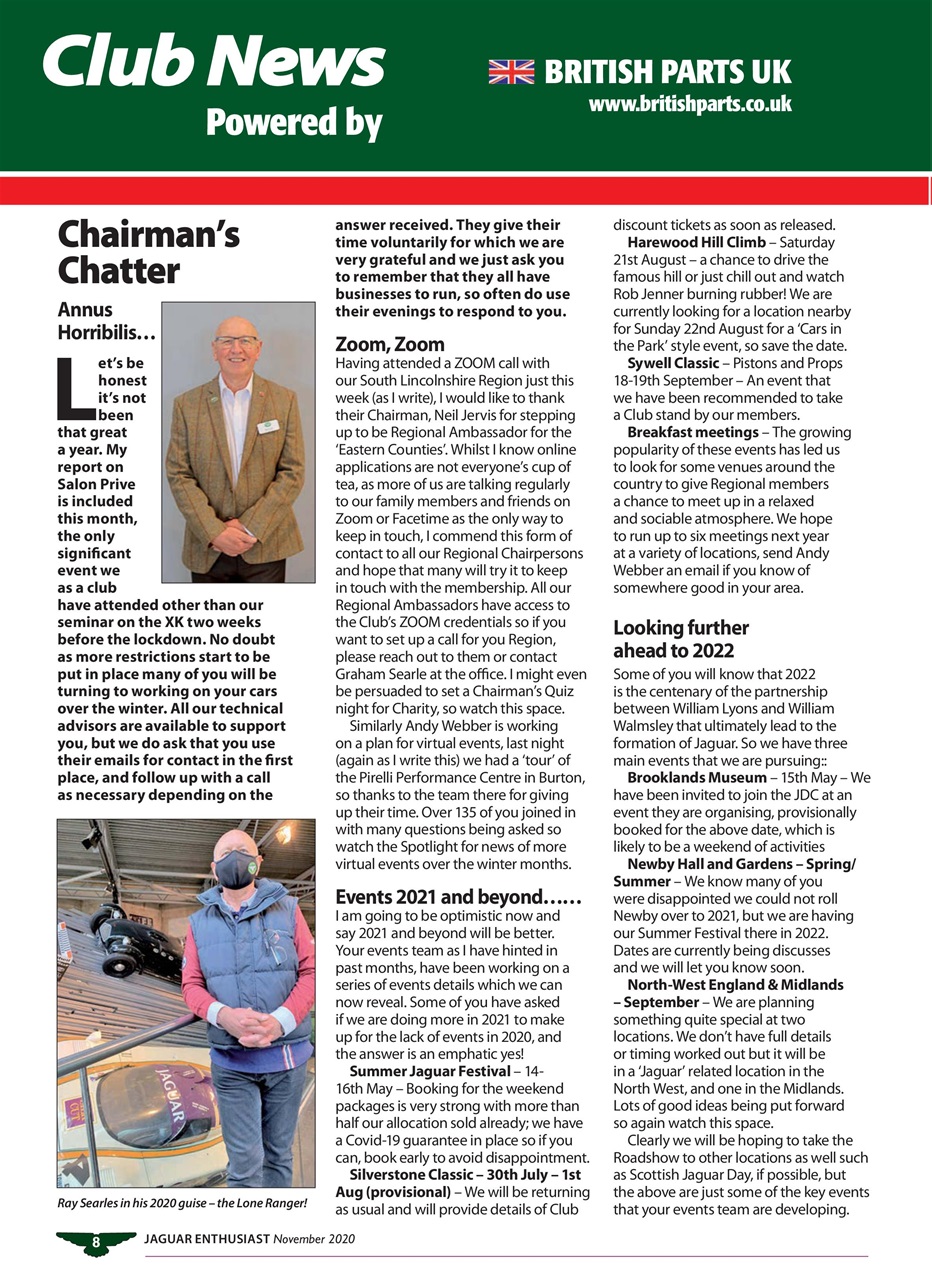 Jaguar Enthusiast Preview Pages