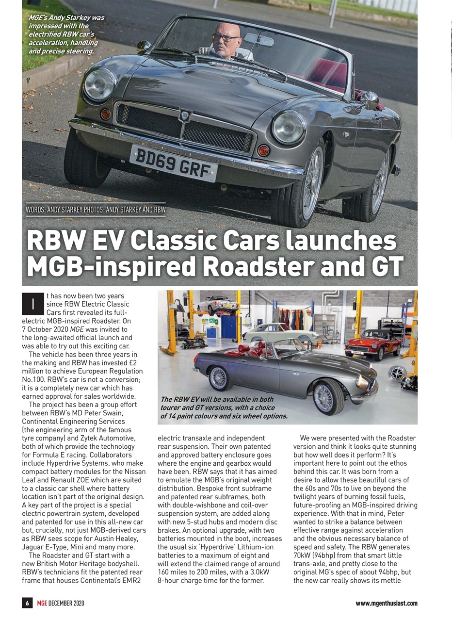 MG Enthusiast Preview Pages