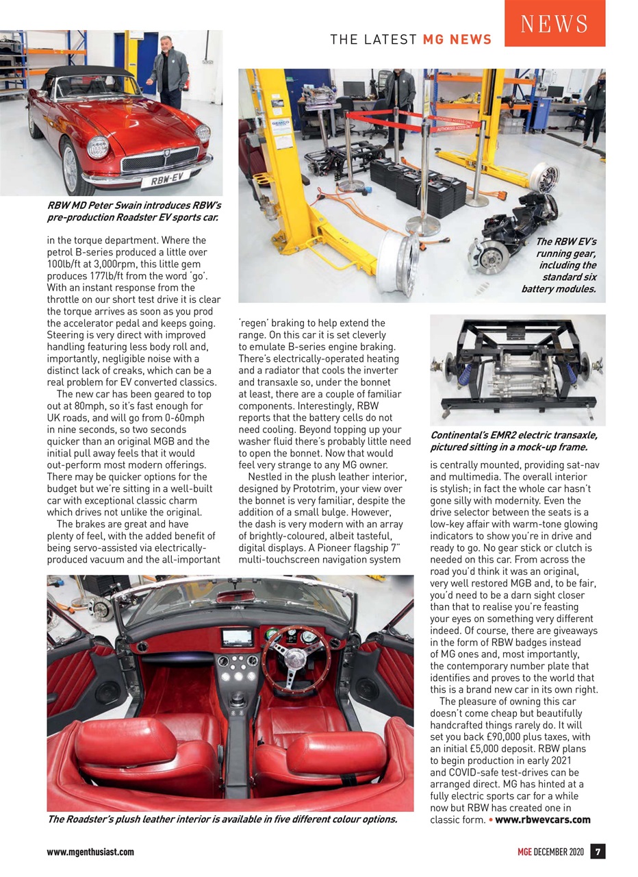 MG Enthusiast Preview Pages