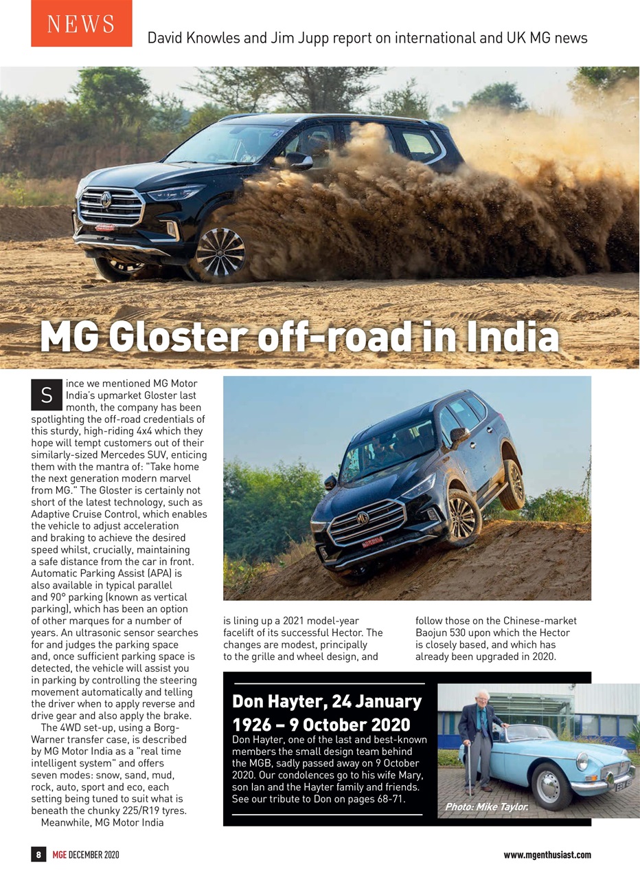 MG Enthusiast Preview Pages