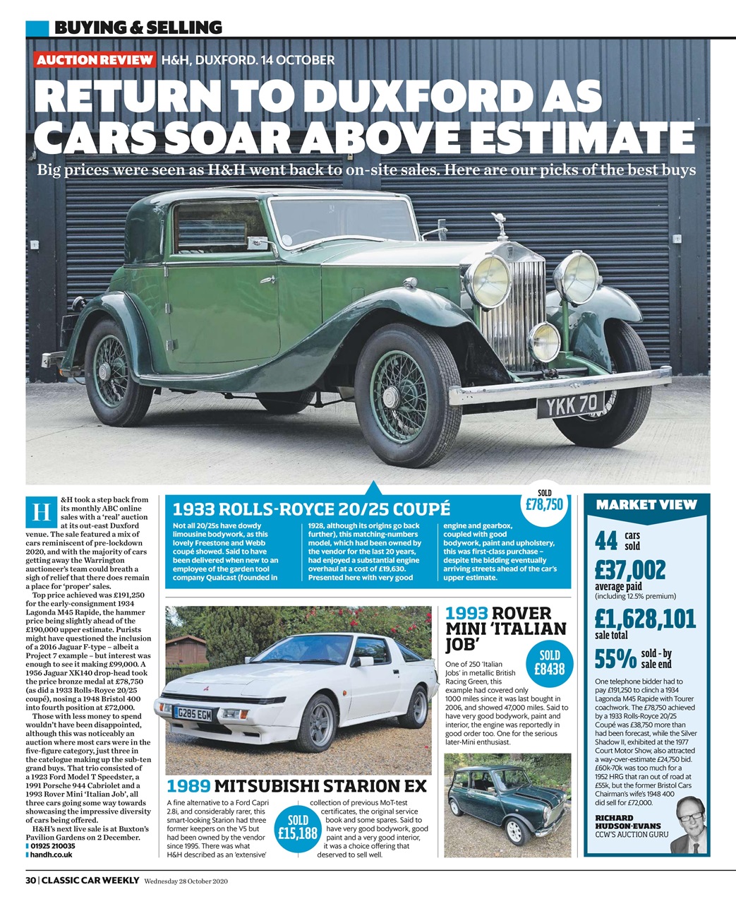 Classic Car Weekly Preview Pages