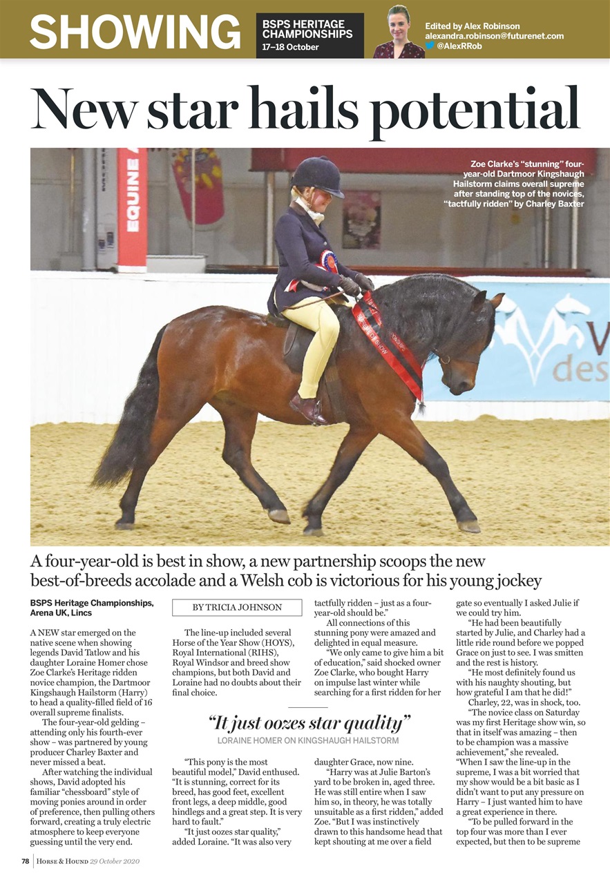 Horse & Hound Preview Pages