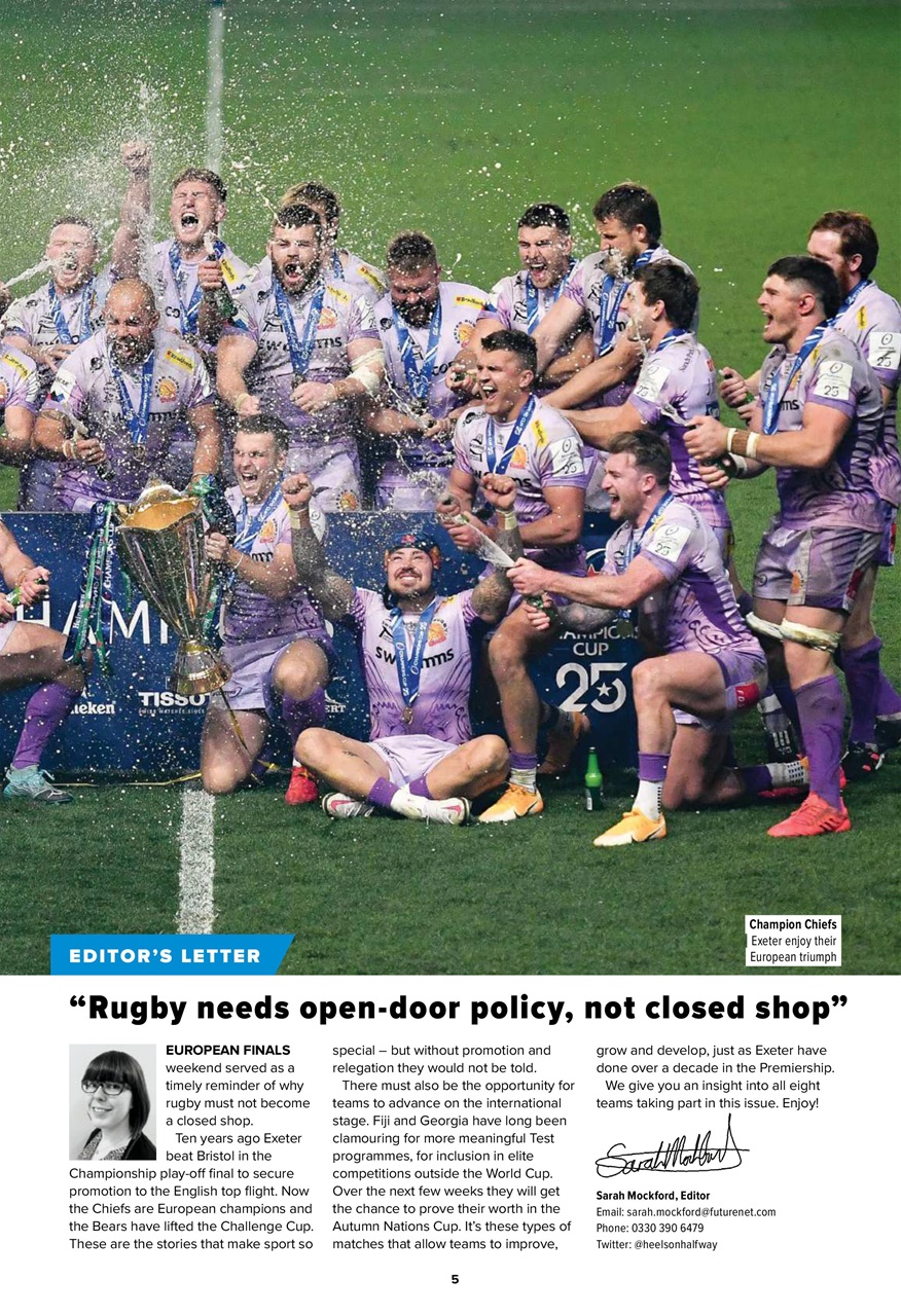 Rugby World Preview Pages