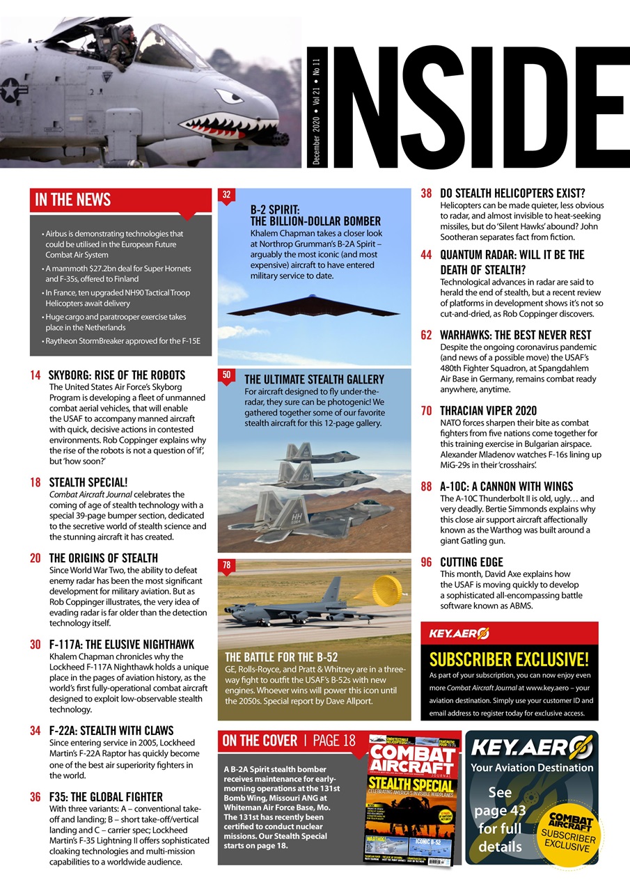 Combat Aircraft Journal Preview Pages