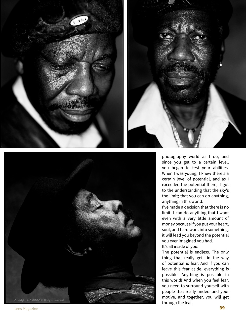 Lens Magazine Preview Pages