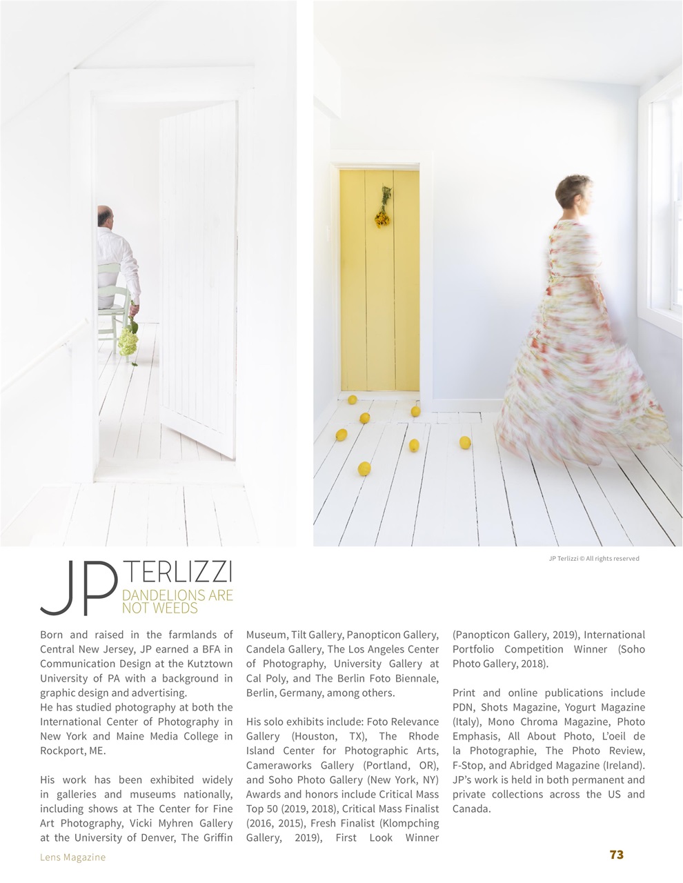 Lens Magazine Preview Pages