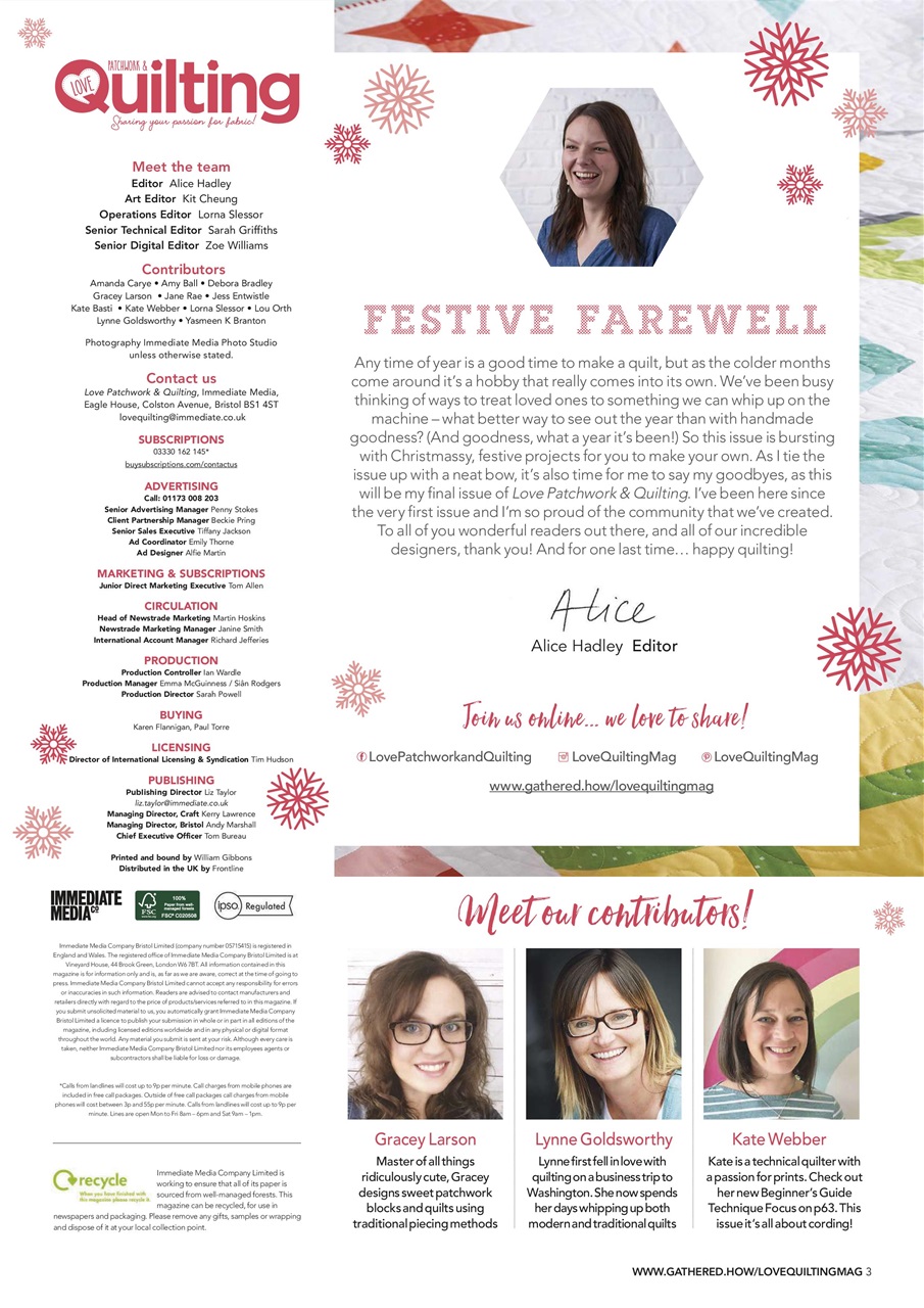 Love Patchwork & Quilting Preview Pages