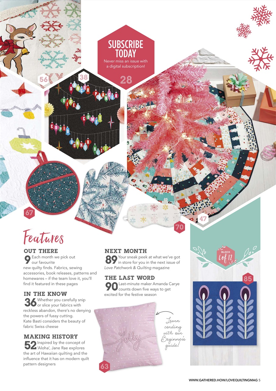 Love Patchwork & Quilting Preview Pages