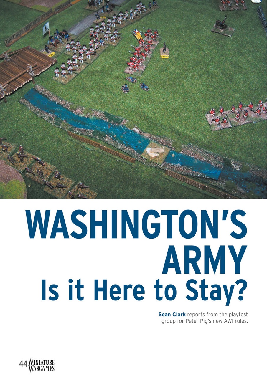 Miniature Wargames Preview Pages