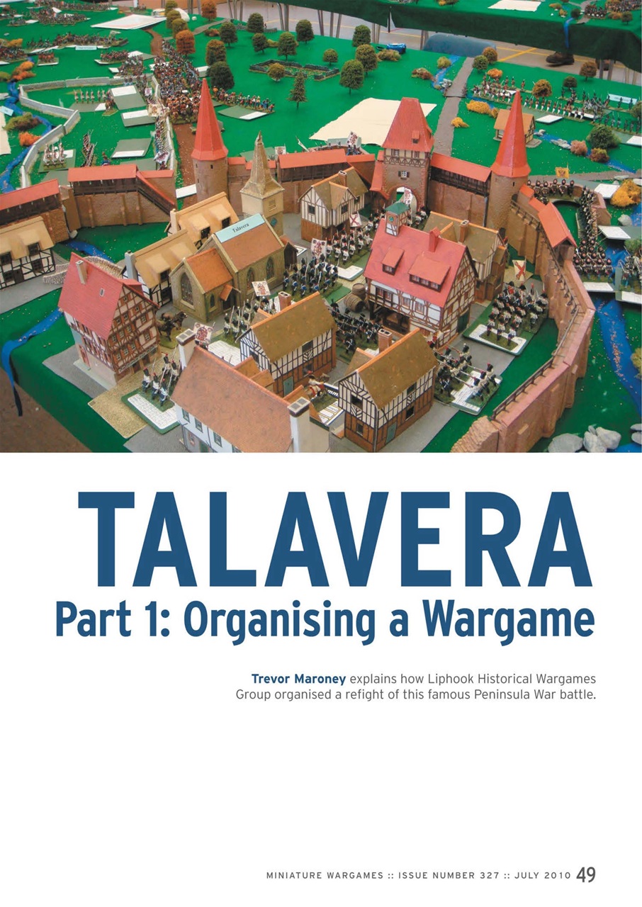 Miniature Wargames Preview Pages