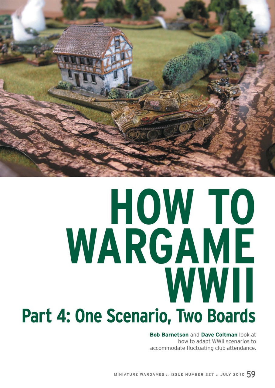 Miniature Wargames Preview Pages