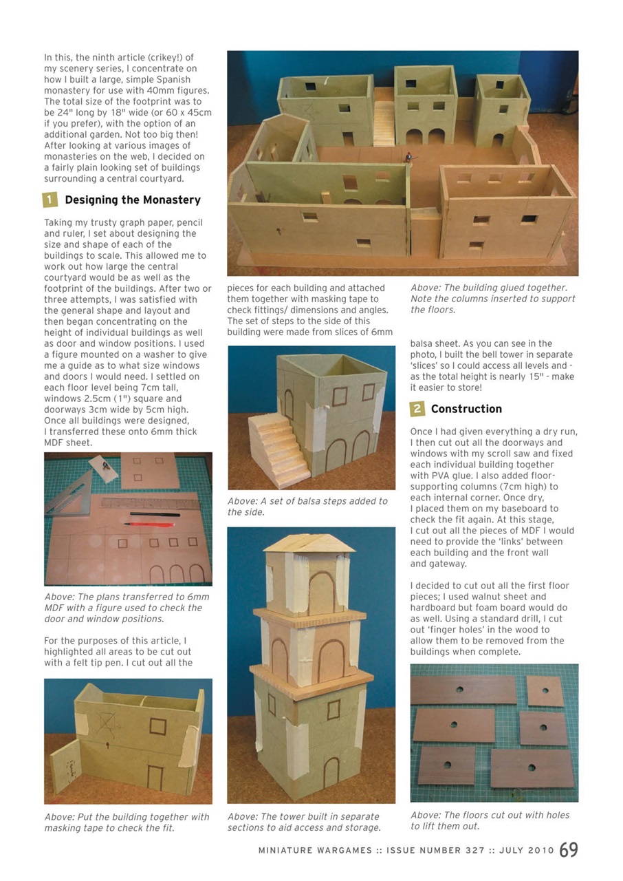 Miniature Wargames Preview Pages