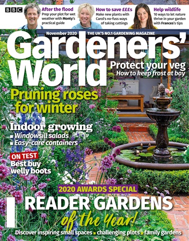 BBC Gardeners’ World Magazine issue November 2020