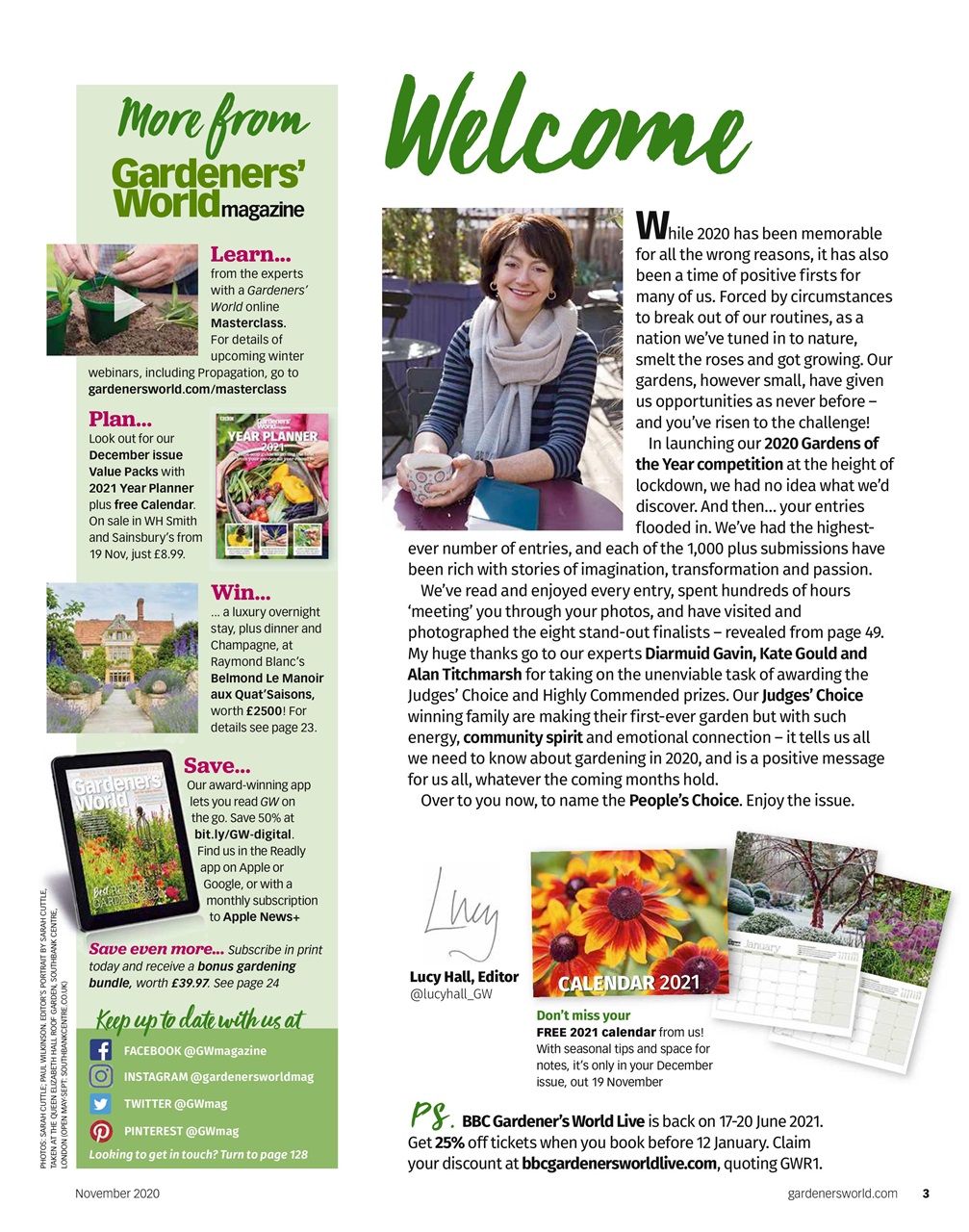 BBC Gardeners’ World Magazine Preview Pages