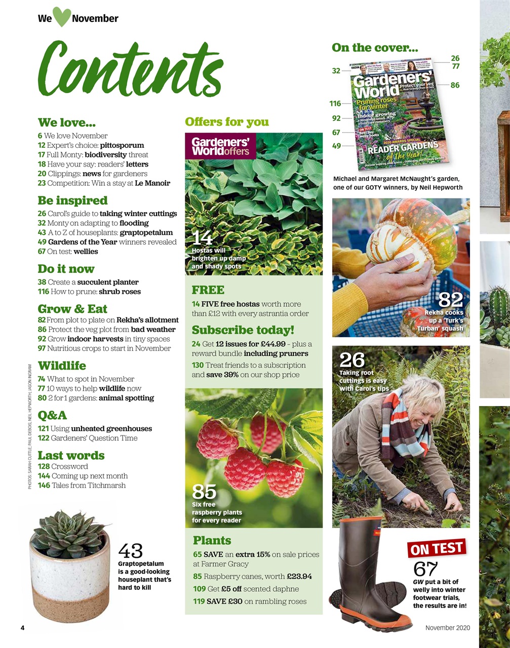 BBC Gardeners’ World Magazine Preview Pages